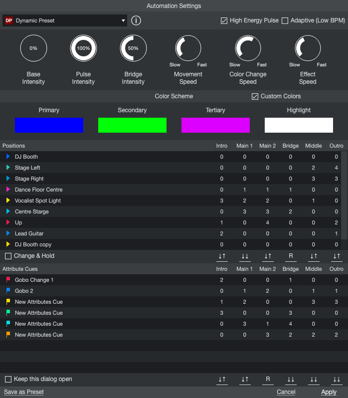 SoundSwitch AutoScripting Lighting Presets and Styles Automation for DMX and Philips HUE