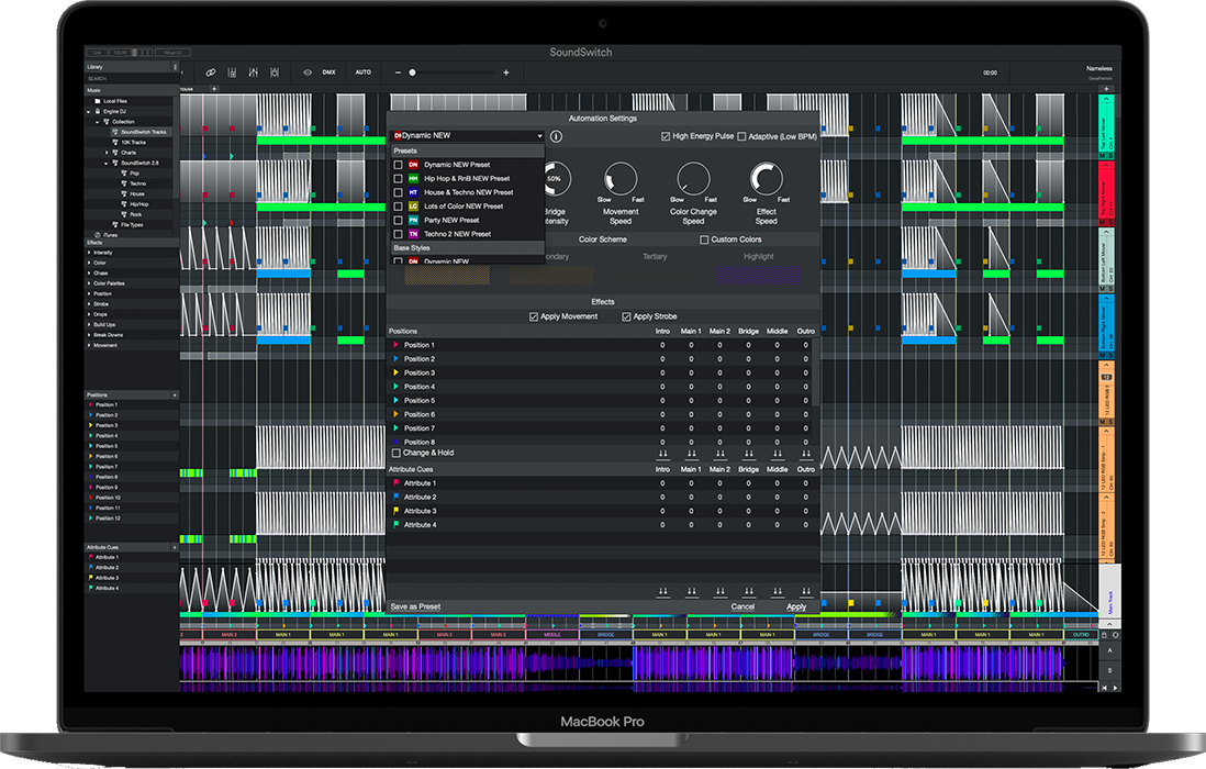 SoundSwitch Autoscripting feature for Automated lighting control