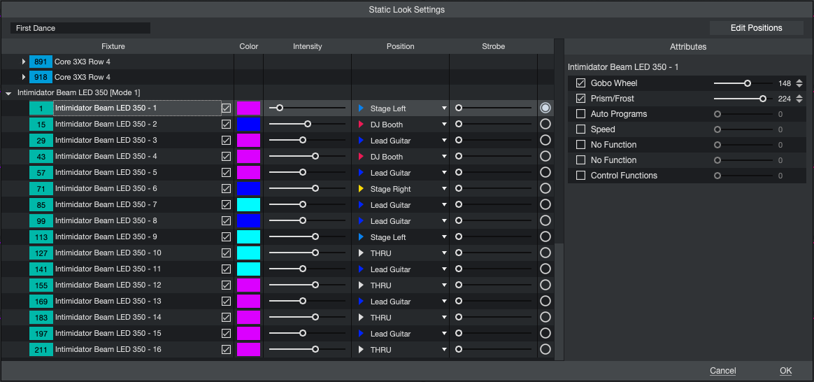 SoundSwitch Static Look DMX Lighting Scenes for Total Control